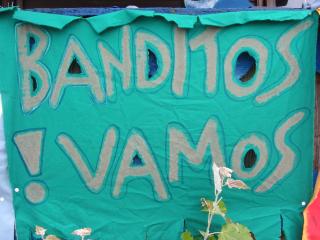 Die Flagge der Los Verdos Banditos
